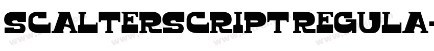 ScalterScript Regula字体转换 ScalterScript Regula字体转换
